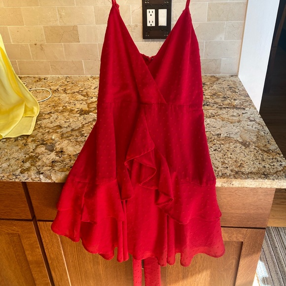 Meshki Red Dress - Picture 2 of 3